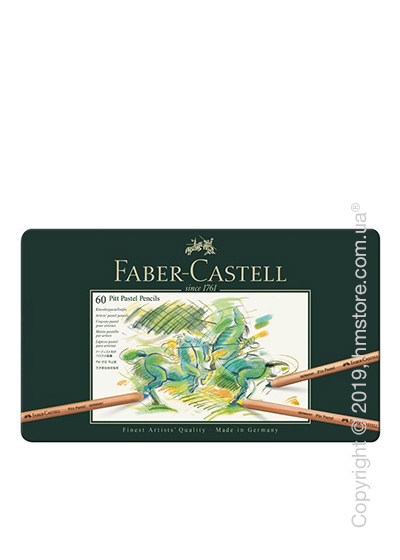 Набор пастельных карандашей Faber-Castell, коллекция Pitt, 60 цветов