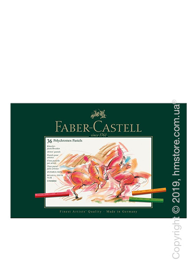 Набор пастельных карандашей Faber-Castell, коллекция Polychromos, 36 предметов