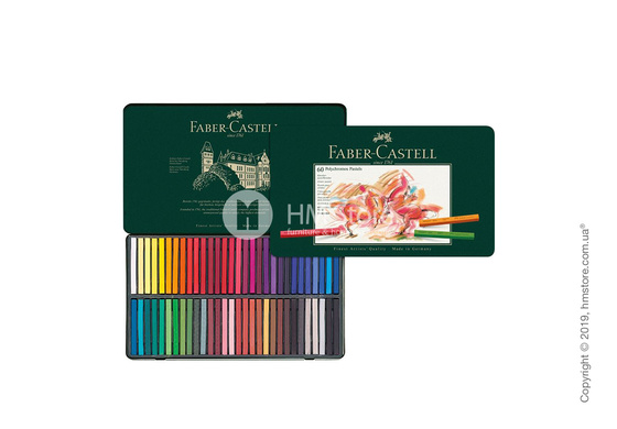 Набор пастельных карандашей Faber-Castell, коллекция Polychromos, 60 предметов