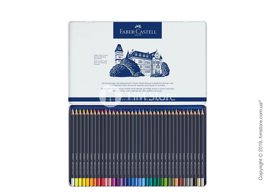 Набор цветных карандашей Faber-Castell, коллекция Goldfaber, 36 предметов