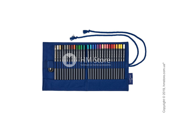 Набор цветных карандашей в подарочной упаковке Faber-Castell, коллекция Goldfaber, 29 предметов