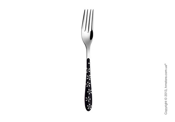 Набор столовых приборов Bugatti Daisy на 6 персон, 24 предмета, Black