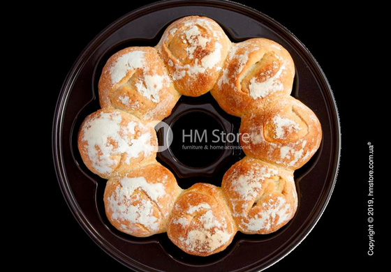 Форма для приготовления хлеба «Цветок» Emile Henry Specialized Cooking, Charcoal