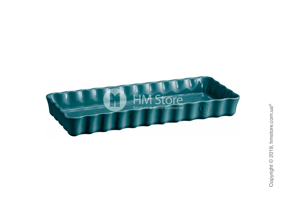 Форма для выпечки прямоугольная Emile Henry Ovenware 15 х 36 см, Blue Calanque