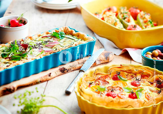 Форма для выпечки прямоугольная Emile Henry Ovenware 15 х 36 см, Blue Calanque