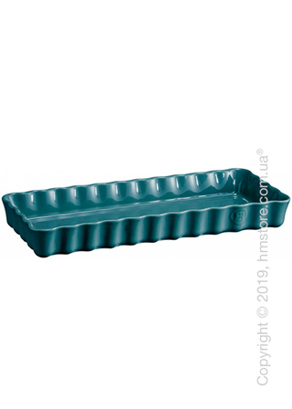 Форма для выпечки прямоугольная Emile Henry Ovenware 15 х 36 см, Blue Calanque