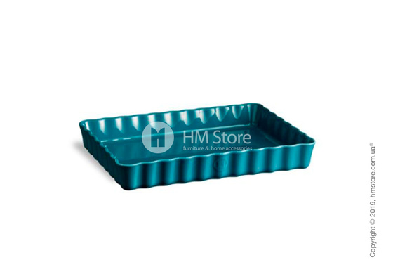 Форма для выпечки прямоугольная Emile Henry Ovenware 24 х 34 см, Blue Calanque