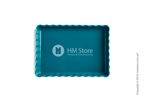 Форма для выпечки прямоугольная Emile Henry Ovenware 24 х 34 см, Blue Calanque