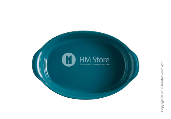 Форма для выпечки овальная 27 х 17,5 см Emile Henry Ovenware, Blue Calanque