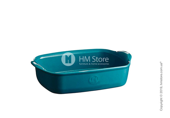 Форма для выпечки прямоугольная 22 х 14 см Emile Henry Ovenware, Blue Calanque
