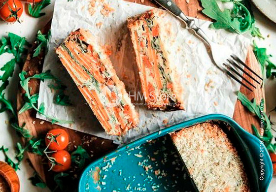 Форма для выпечки прямоугольная 22 х 14 см Emile Henry Ovenware, Blue Calanque