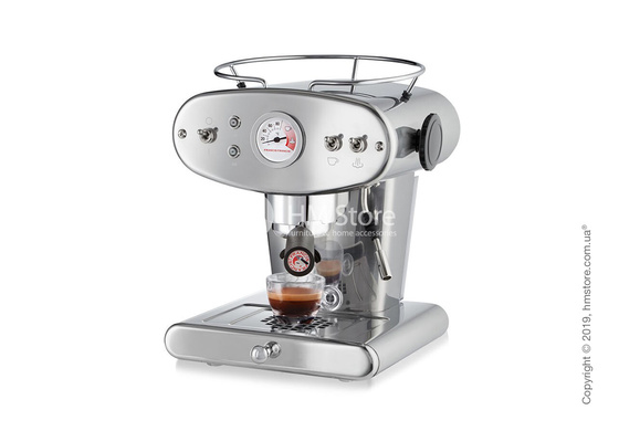 Кофемашина illy X1 Ground Edelstahl Kaffeemaschine, Stainless Steel