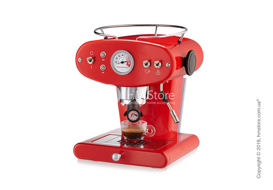 Кофемашина illy X1 Ground Edelstahl Kaffeemaschine, Red