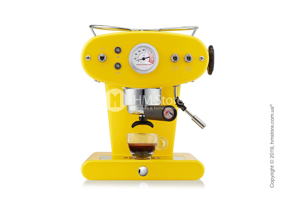 Кофемашина illy X1 Ground Edelstahl Kaffeemaschine, Yellow