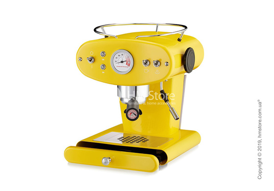 Кофемашина illy X1 Ground Edelstahl Kaffeemaschine, Yellow