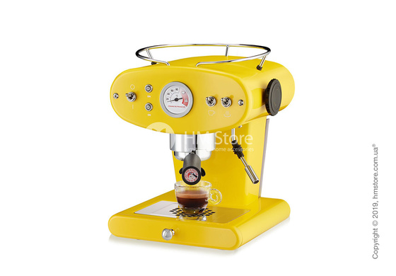 Кофемашина illy X1 Ground Edelstahl Kaffeemaschine, Yellow