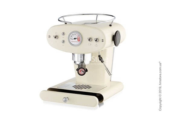 Кофемашина illy X1 Ground Edelstahl Kaffeemaschine, Biege