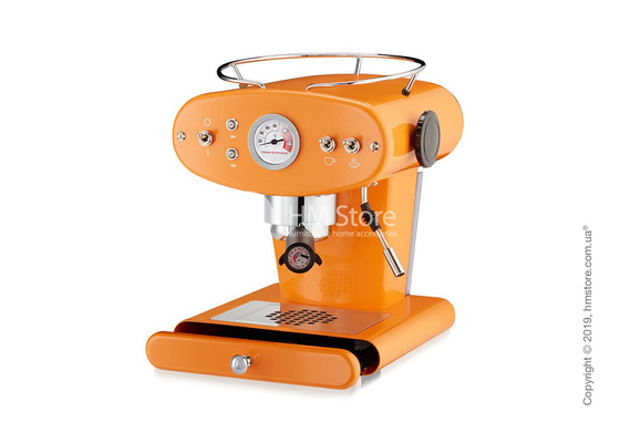 Кофемашина illy X1 Ground Edelstahl Kaffeemaschine, Orange