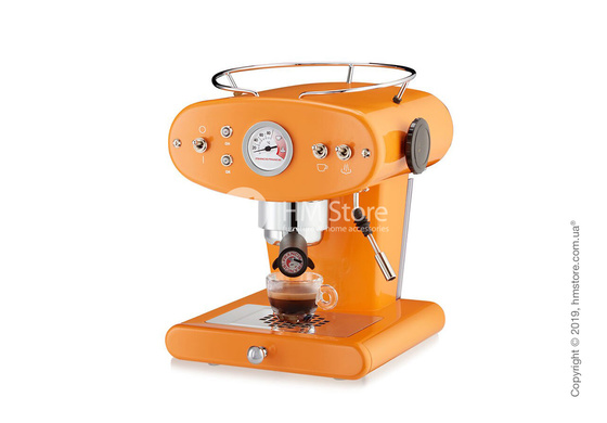 Кофемашина illy X1 Ground Edelstahl Kaffeemaschine, Orange