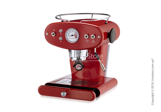 Кофемашина illy X1 Ground Edelstahl Kaffeemaschine, Rubin