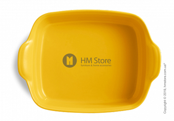 Форма для выпечки прямоугольная 22 х 14 см Emile Henry Ovenware, Yellow Provence