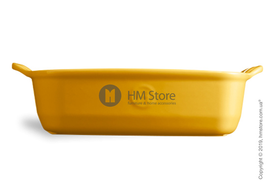 Форма для выпечки прямоугольная 22 х 14 см Emile Henry Ovenware, Yellow Provence