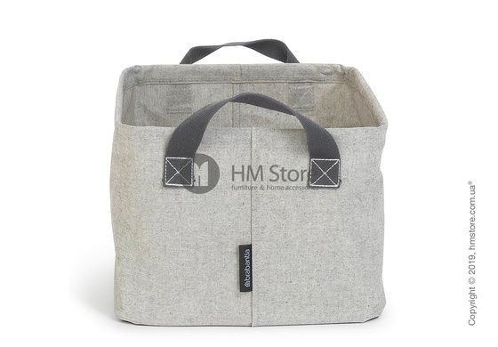 Корзина для белья складная Brabantia Foldouble Laundry Basket 35 л, Grey