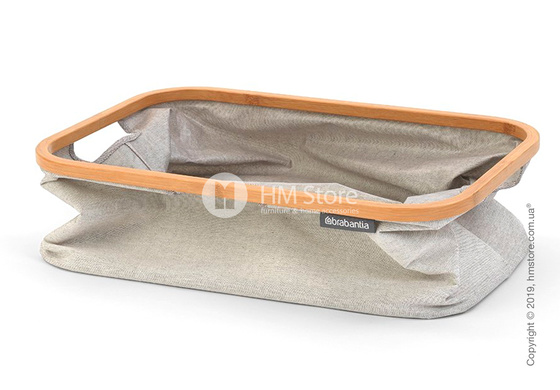 Корзина для белья складная Brabantia Foldouble Laundry Basket 40 л, Grey