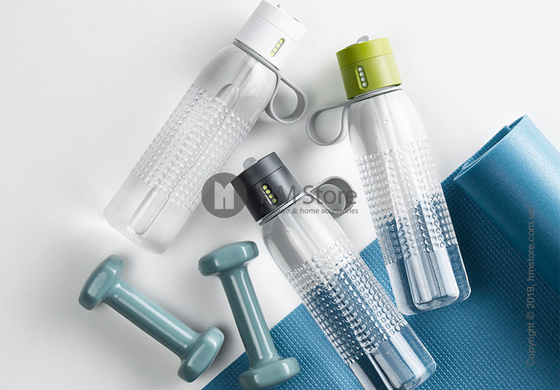 Бутылка для воды Joseph Joseph Dot Active with Hydration Counting Lid, White 750 мл  Бутылка для воды Joseph Joseph Dot Active with Hydration Counting Lid, White 750 мл