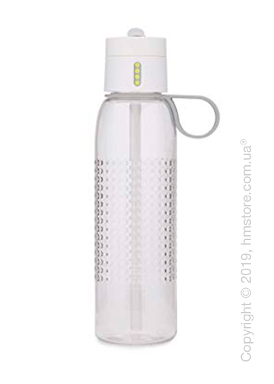 Бутылка для воды Joseph Joseph Dot Active with Hydration Counting Lid, White 750 мл