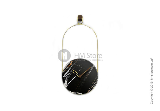 Часы настенные Nomon Eslabon Wall Clock, Sahara Noir