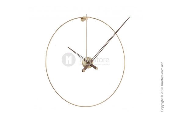 Часы настенные Nomon New Anda Wall Clock, Polished brass and Walnut  Часы настенные Nomon New Anda Wall Clock, Polished brass and Walnut