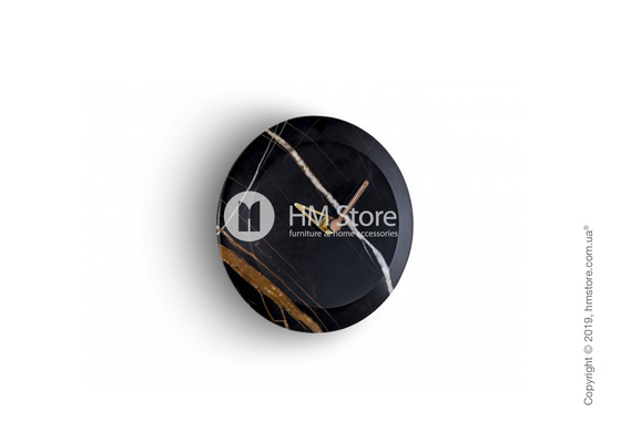 Часы настенные Nomon Bari S Wall Clock, Sahara Noir