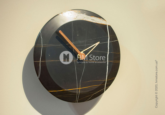 Часы настенные Nomon Bari S Wall Clock, Sahara Noir