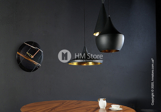 Часы настенные Nomon Bari S Wall Clock, Sahara Noir