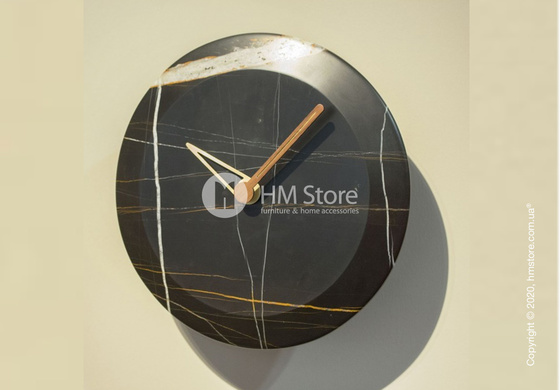 Часы настенные Nomon Bari M Wall Clock, Sahara Noir