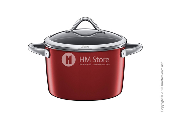 Кастрюля Silit коллекция Vitaliano 6,2 л, Rosso