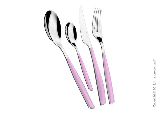 Набор столовых приборов Bugatti Glamour на 6 персон, 24 предмета, Lilac Набор столовых приборов Bugatti Glamour на 6 персон, 24 предмета, Lilac