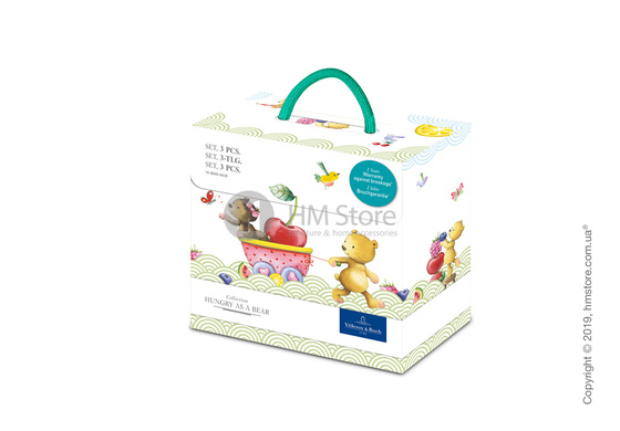 Набор детской посуды Villeroy & Boch коллекция Hungry as a Bear, 3 предмета