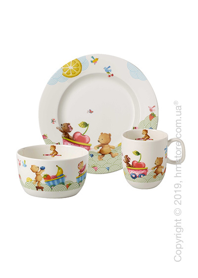 Набор детской посуды Villeroy & Boch коллекция Hungry as a Bear, 3 предмета