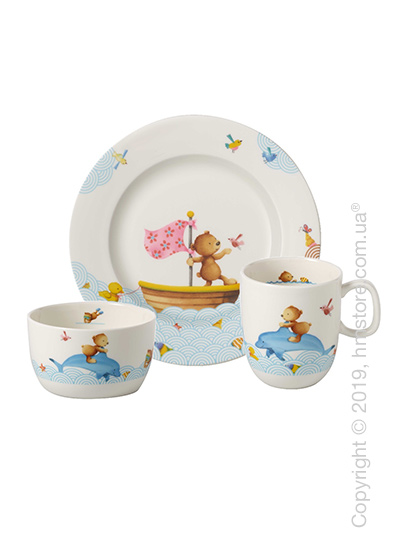 Набор детской посуды Villeroy & Boch коллекция Happy as a Bear, 3 предмета
