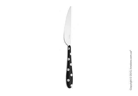 Набор столовых приборов Bugatti Pois на 6 персон, 24 предмета, Black