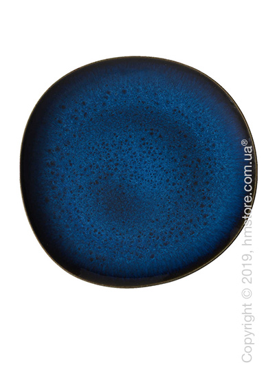 Тарелка столовая мелкая Villeroy & Boch коллекция Lave, 28 см, Blue