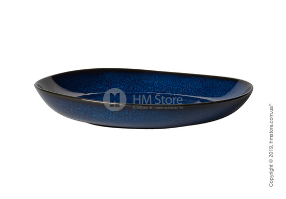 Тарелка столовая глубокая Villeroy & Boch коллекция Lave, 28x27 см, Blue