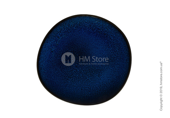 Тарелка десертная мелкая Villeroy & Boch коллекция Lave, 23x23,5 см, Blue