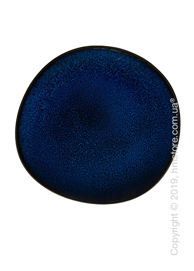 Тарелка десертная мелкая Villeroy & Boch коллекция Lave, 23x23,5 см, Blue