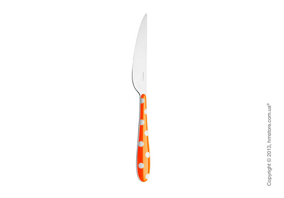 Набор столовых приборов Bugatti Pois на 6 персон, 24 предмета, Orange