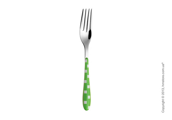 Набор столовых приборов Bugatti Quadri на 6 персон, 24 предмета, Green