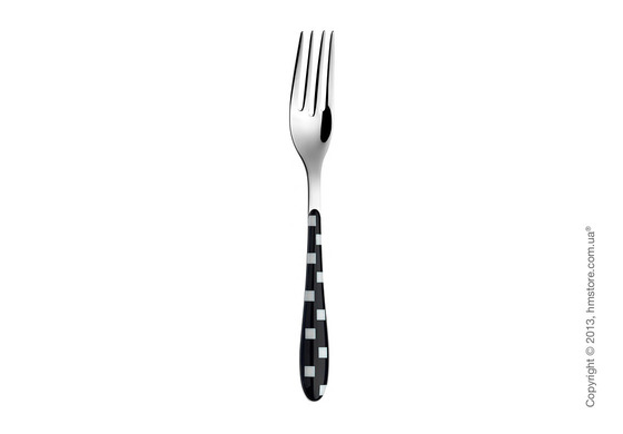 Набор столовых приборов Bugatti Quadri на 6 персон, 24 предмета, Black