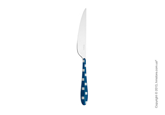 Набор столовых приборов Bugatti Quadri на 6 персон, 24 предмета, Blue